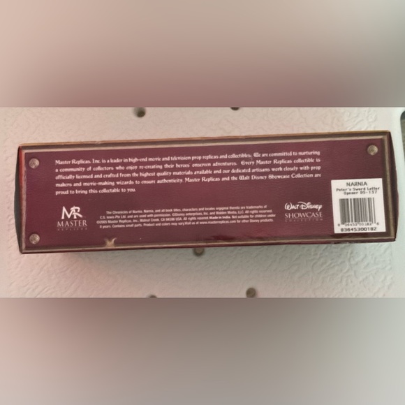 Narnia Peter’s Sword Letter Opener - NIB - Picture 5 of 6